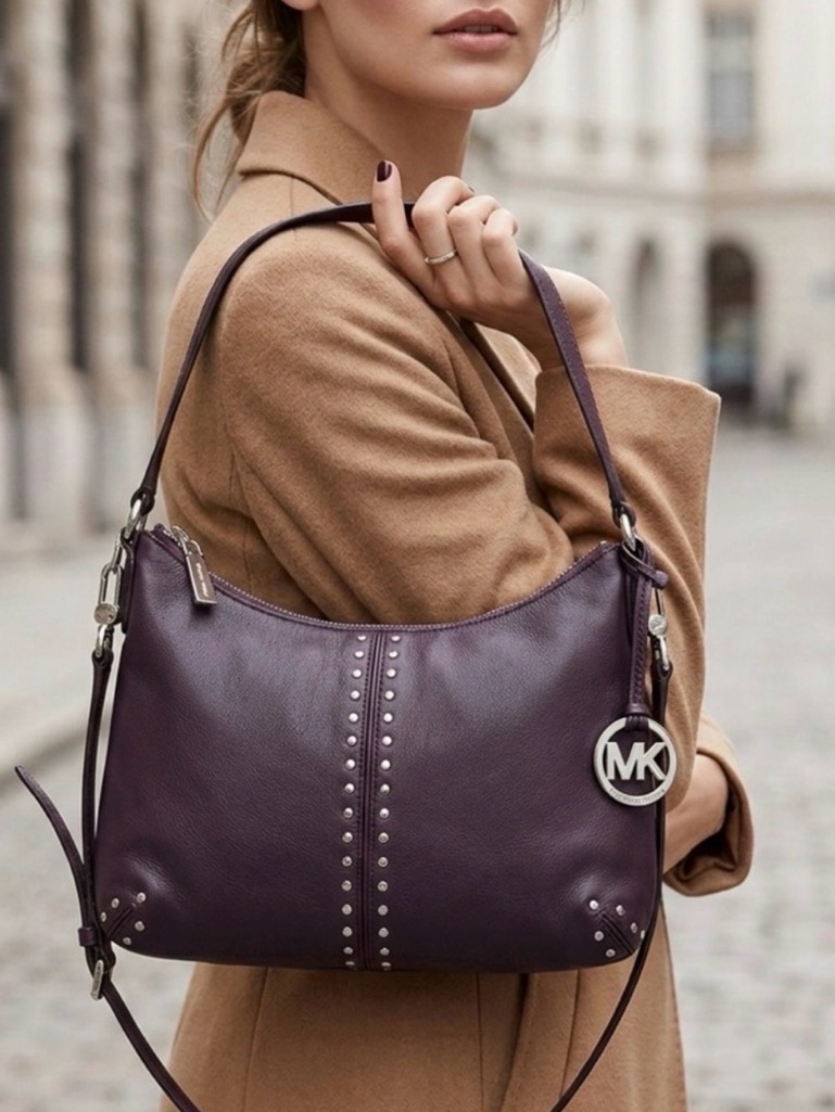 Michael By Michael Kors Leather Crossbody Bag